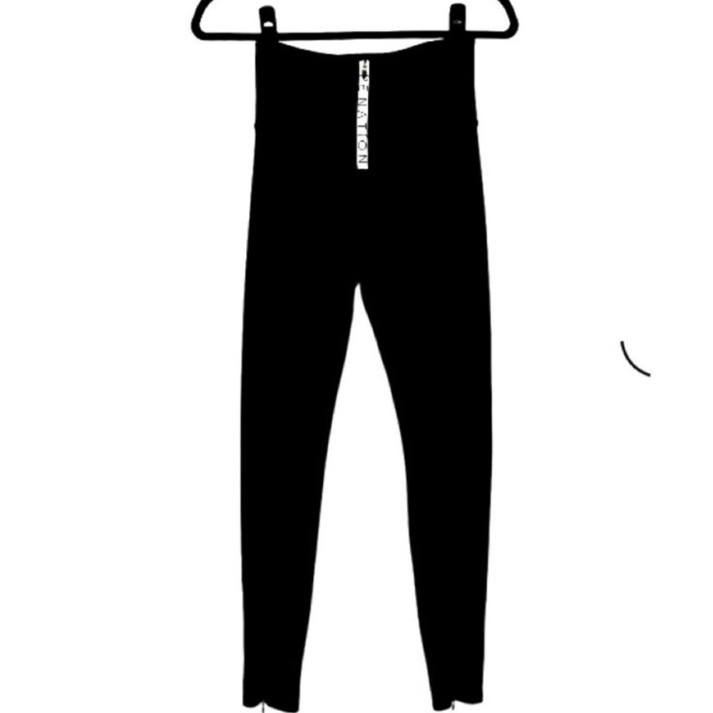 P.E Nation Diver Black Leggings